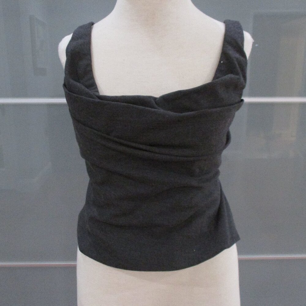 Zara Gathered / Boned Tank Top